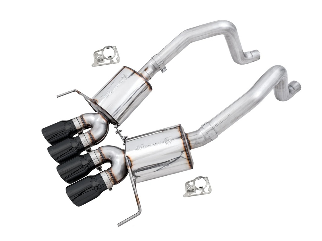 Awe Tuning - C7 Corvette Exhaust Quad Black Tips