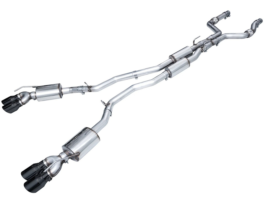 Awe Tuning - Explorer St Exhaust Dual Exh Quad Black Tips