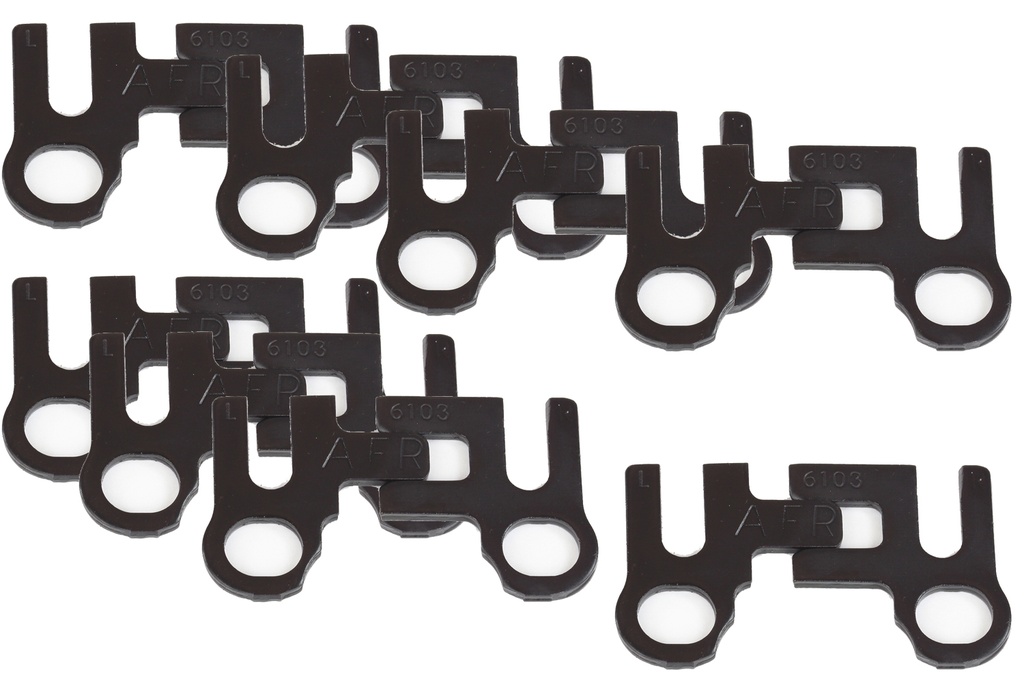 Air Flow Research - 5/16 Adj. Guideplates SBC/SBF 8pk