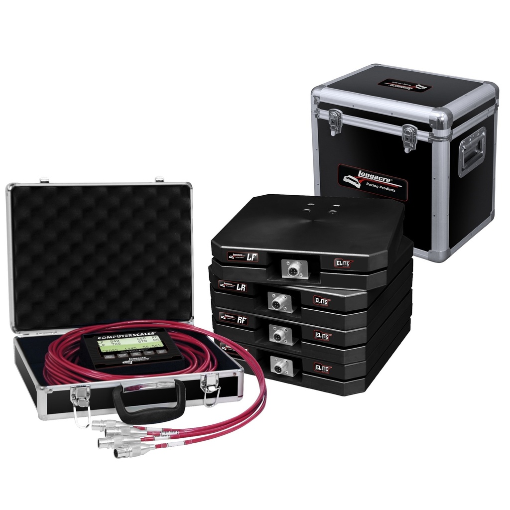 Longacre - Scale Set Elite Wired 12in Pads 1100lbs