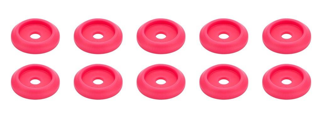 Allstar Performance - Body Bolt Washer Plastic Pink 10pk