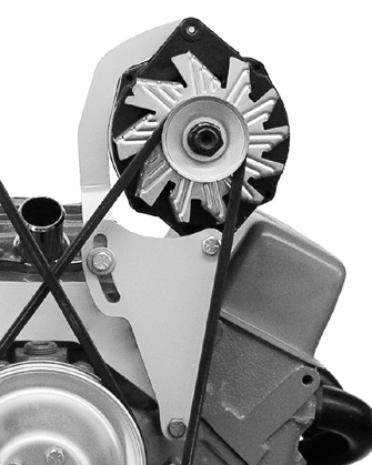 Alan Grove Components - Alt.Bracket Sbc Short Pump Driver Side High Mt