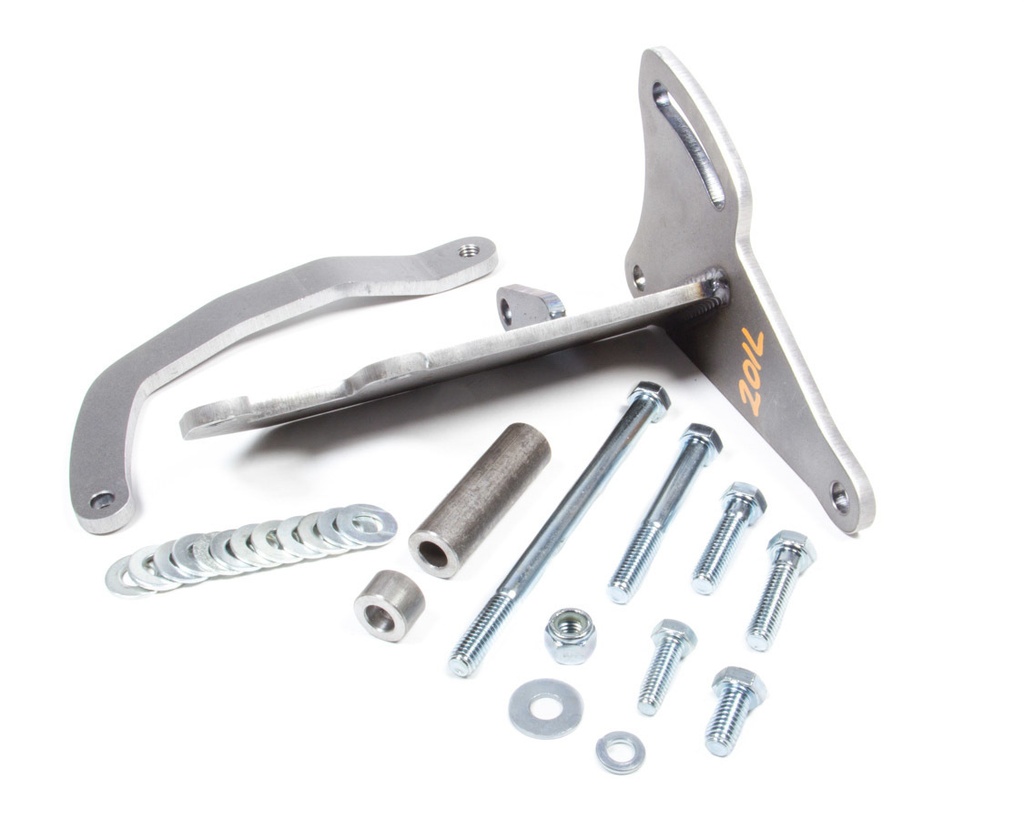 Alan Grove Components - Alt.Bracket SBC Long Pmp Drivers Side Hi Mount