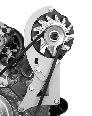 Alan Grove Components - SBC LWP Vortec Hi-Mt Alt Bracket Driver Side