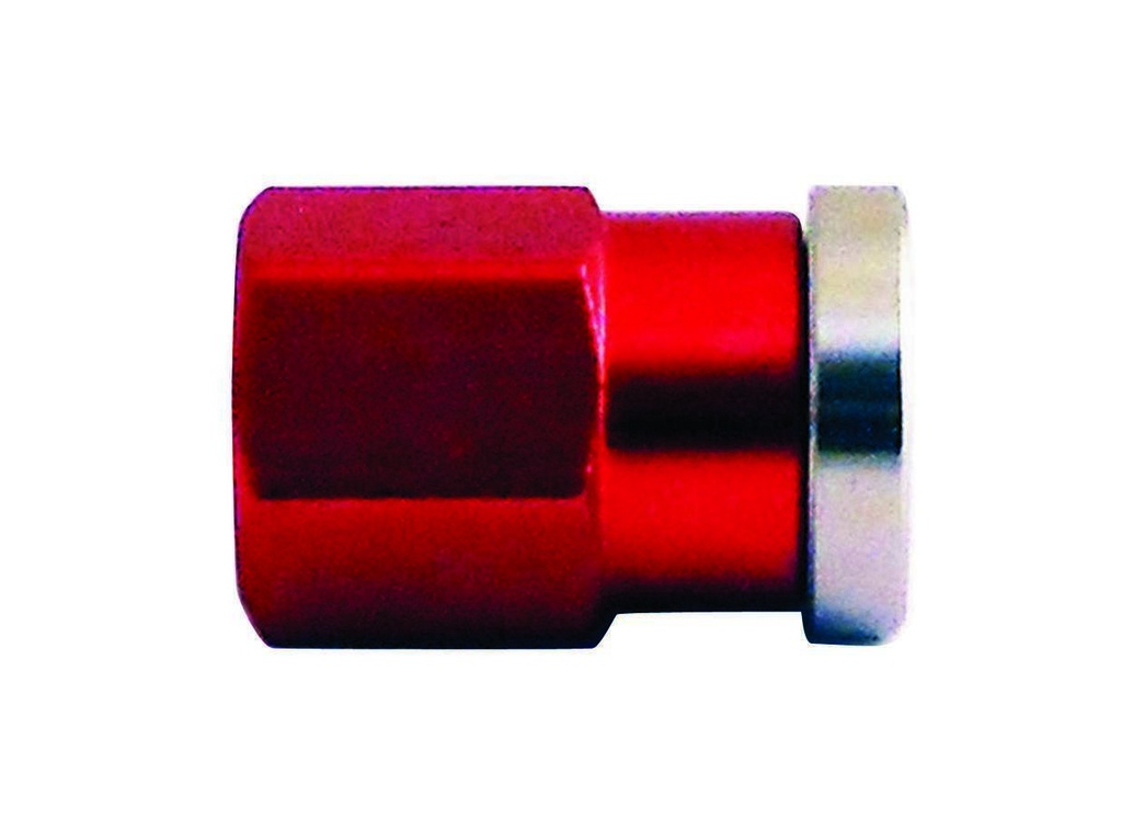 Winters - Cover Nut Short Q/C Alum Red