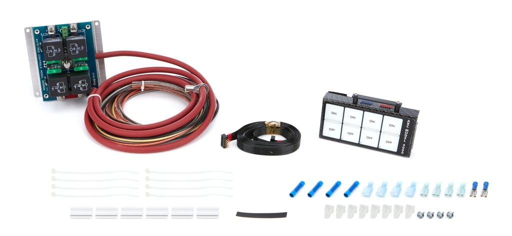 Auto Rod Controls - 4 Switch In-Dash Control Module C/F Finish
