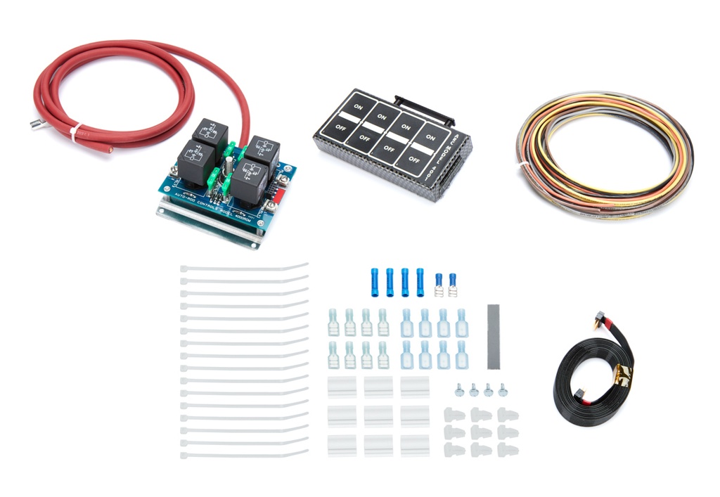 Auto Rod Controls - 4 Switch In-Dash Control Module C/F Finish