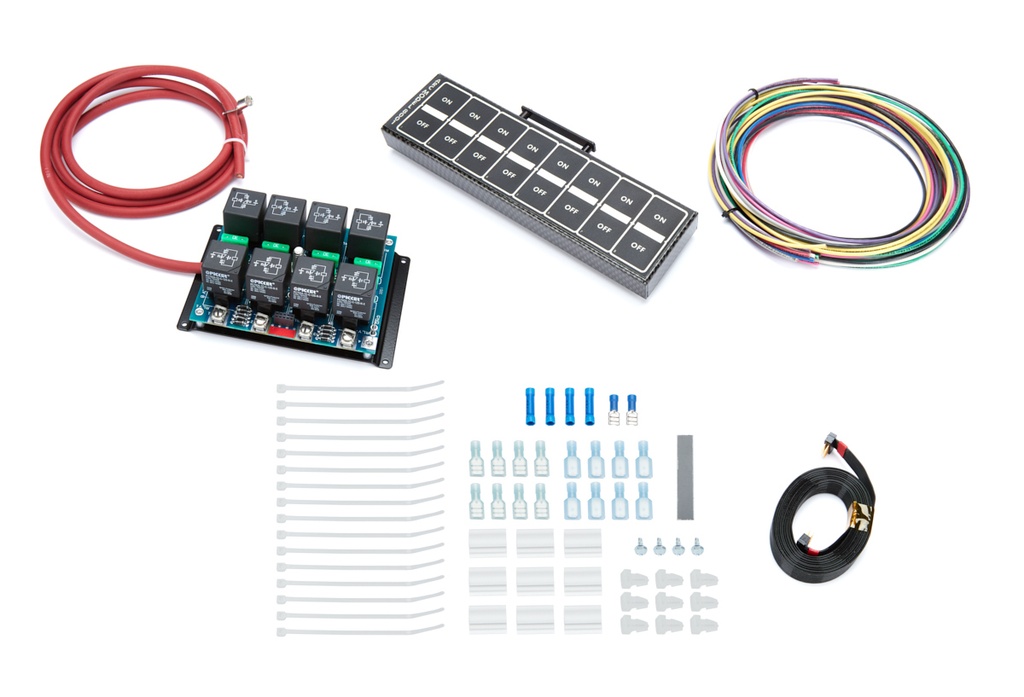 Auto Rod Controls - 8 Switch Overhead Control Module C/F Fin.