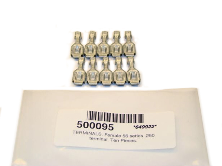 American Autowire - Female 56 Series .250 Terminals 10 Pcs.