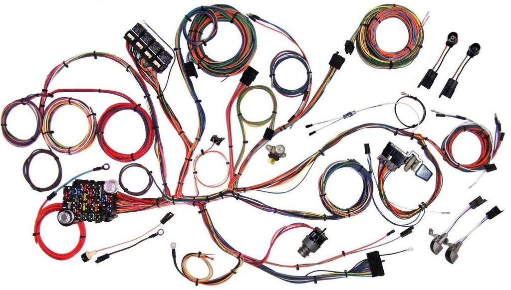 American Autowire - 64-66 Mustang Wiring Harness System