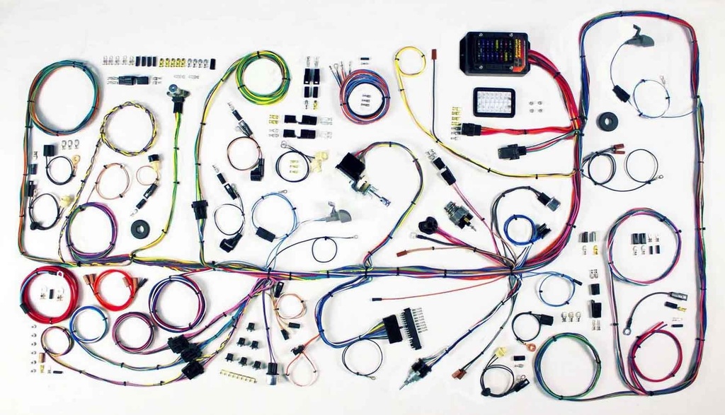 American Autowire - 66-77 Ford Bronco Wiring Bronco Wiring Kit