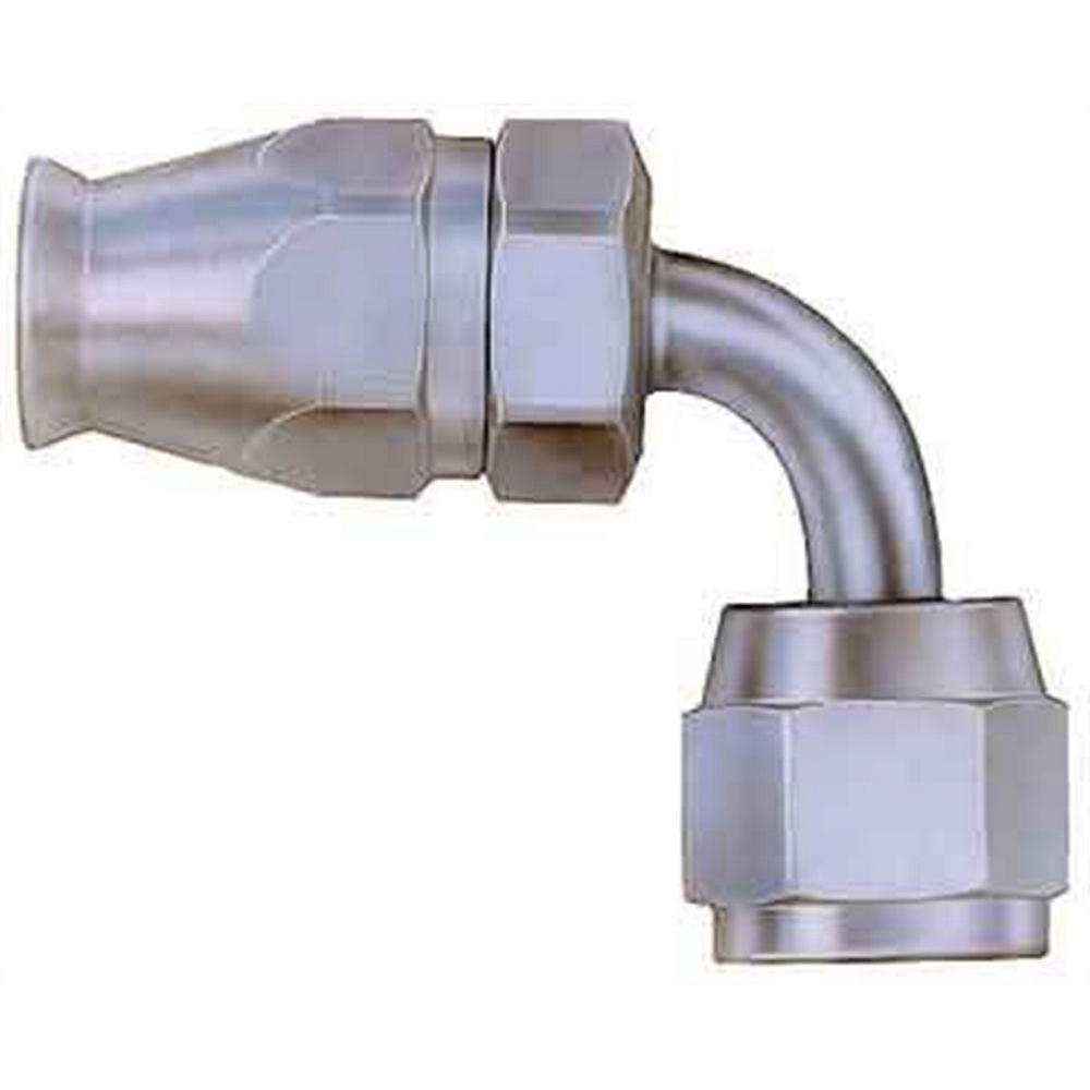 Aeroquip - #6 90 Deg Steel Swivel Fitting Teflon