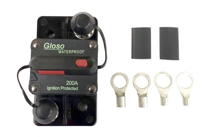 American Autowire - 200A Sealed Circuit Breaker Kit