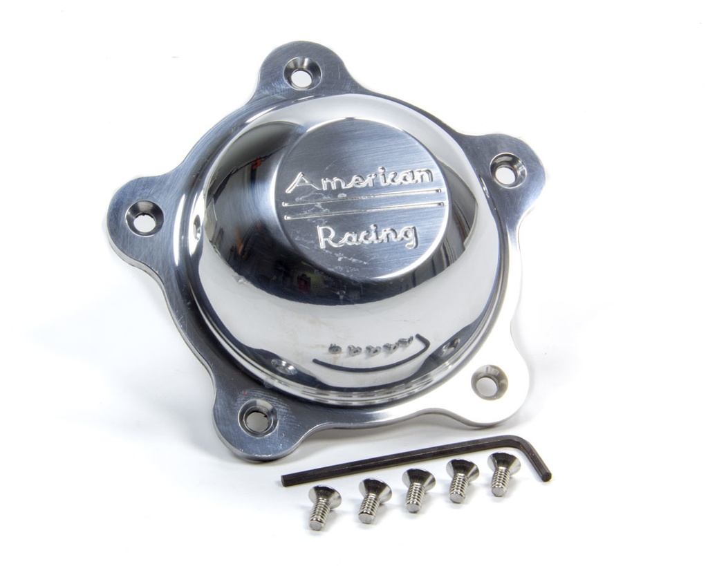American Racing Wheels - Short Polished Alum Center Cap W/Logo Each