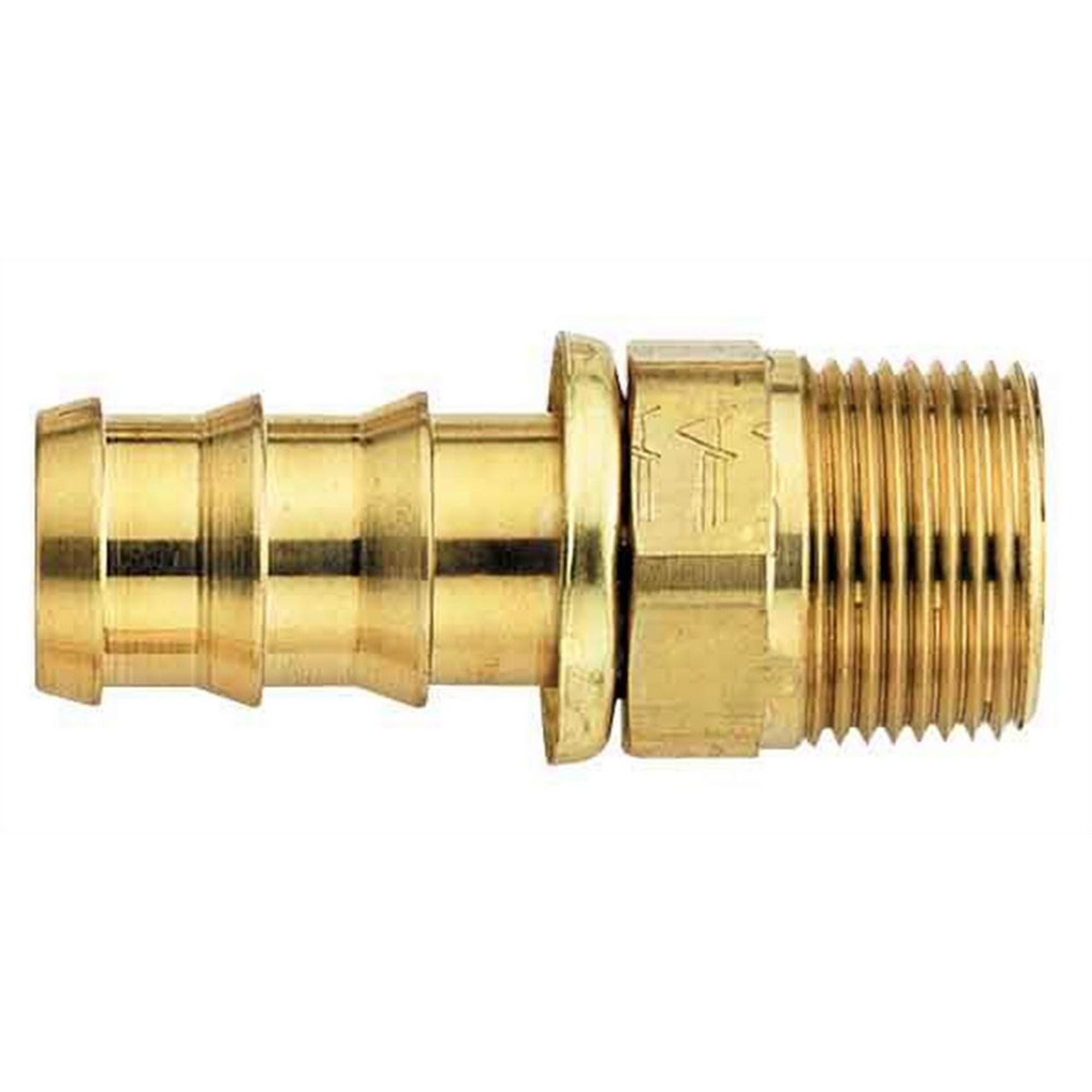 Aeroquip - #6 Socketless Hose To 1/4 Male Pipe Fitting