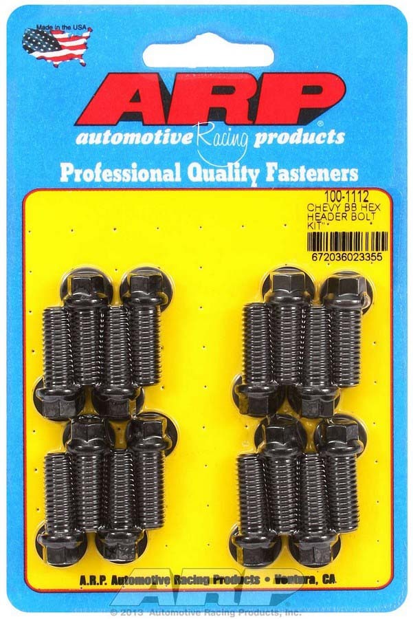 [ARP100-1112] ARP - Header Bolt Kit - 6pt. 3/8 x 1.00 UHL (16)
