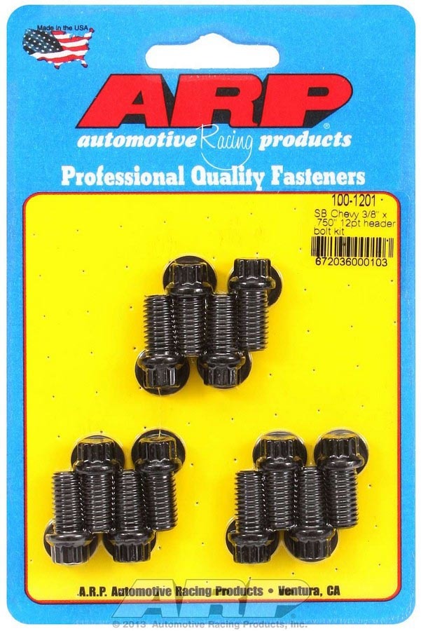 [ARP100-1201] ARP - Header Bolt Kit - 12pt. 3/8 x .750 UHL (12)