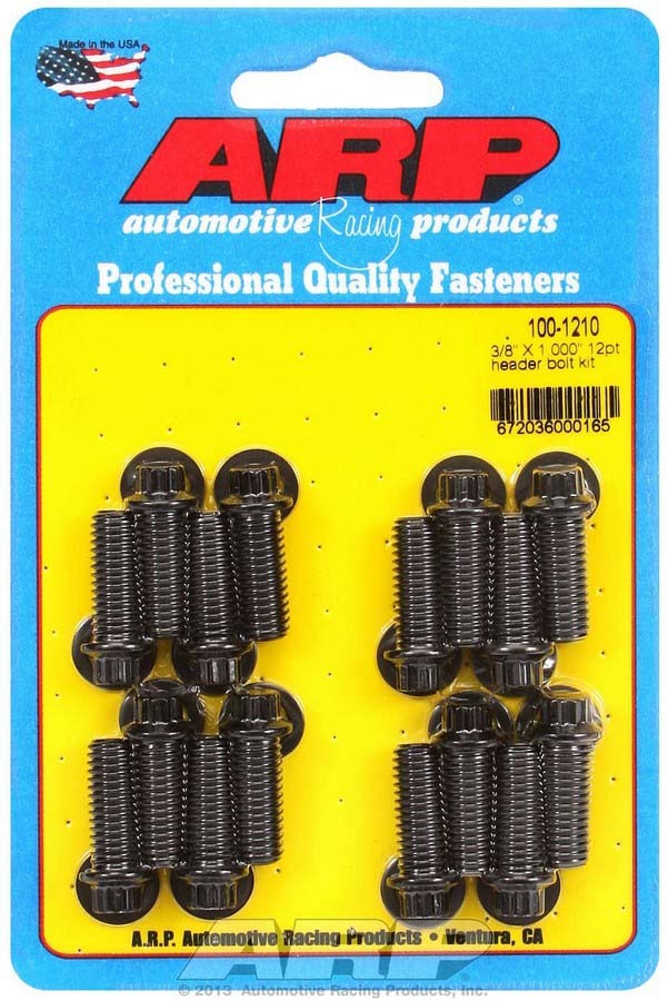 [ARP100-1210] Arp - Header Bolt Kit - 12pt. 3/8 X 1.00 Uhl (16)
