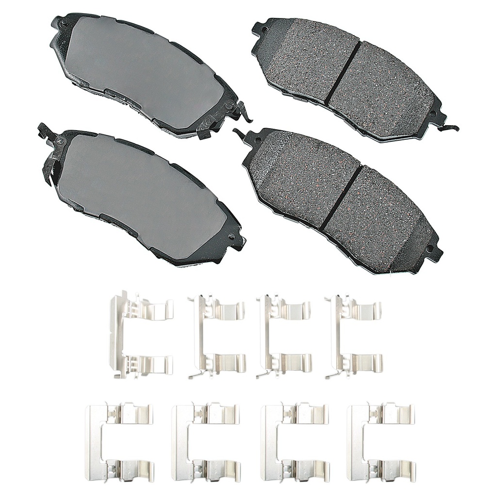 Akebono Brake Corporation - Proact Ultra-Premium Bra Ke Pads - Front