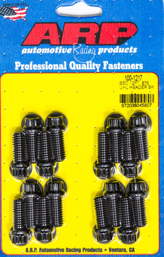 [ARP100-1217] ARP - Header Bolt Kit - 12pt. 3/8 x .850 UHL (16)