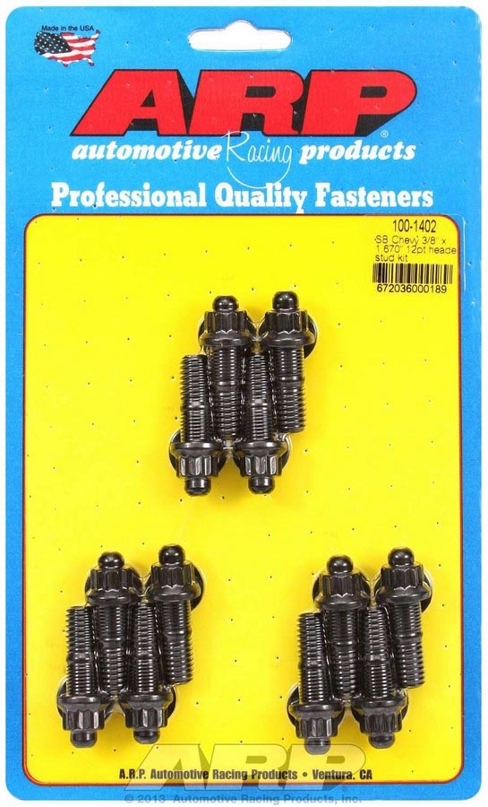 [ARP100-1402] ARP - Header Stud Kit - 12pt. 3/8 x 1.670 OAL (12)