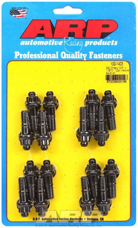 [ARP100-1403] ARP - Header Stud Kit - 12pt. 3/8 x 1.670 OAL (16)