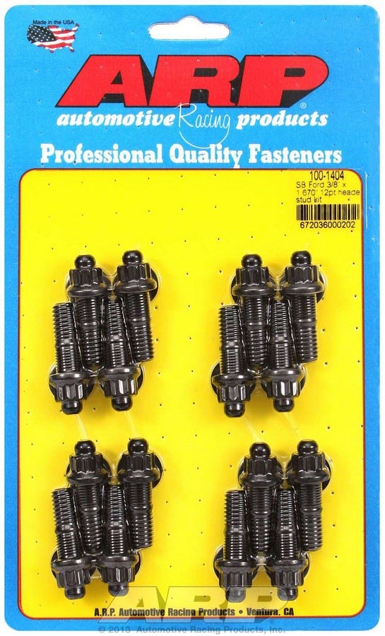 [ARP100-1404] ARP - Header Stud Kit - 12pt. 3/8 x 1.670 OAL (16)