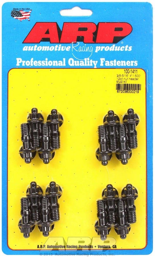 [ARP100-1411] ARP - Header Stud Kit - 12pt. 3/8 x 1.500 OAL (16)