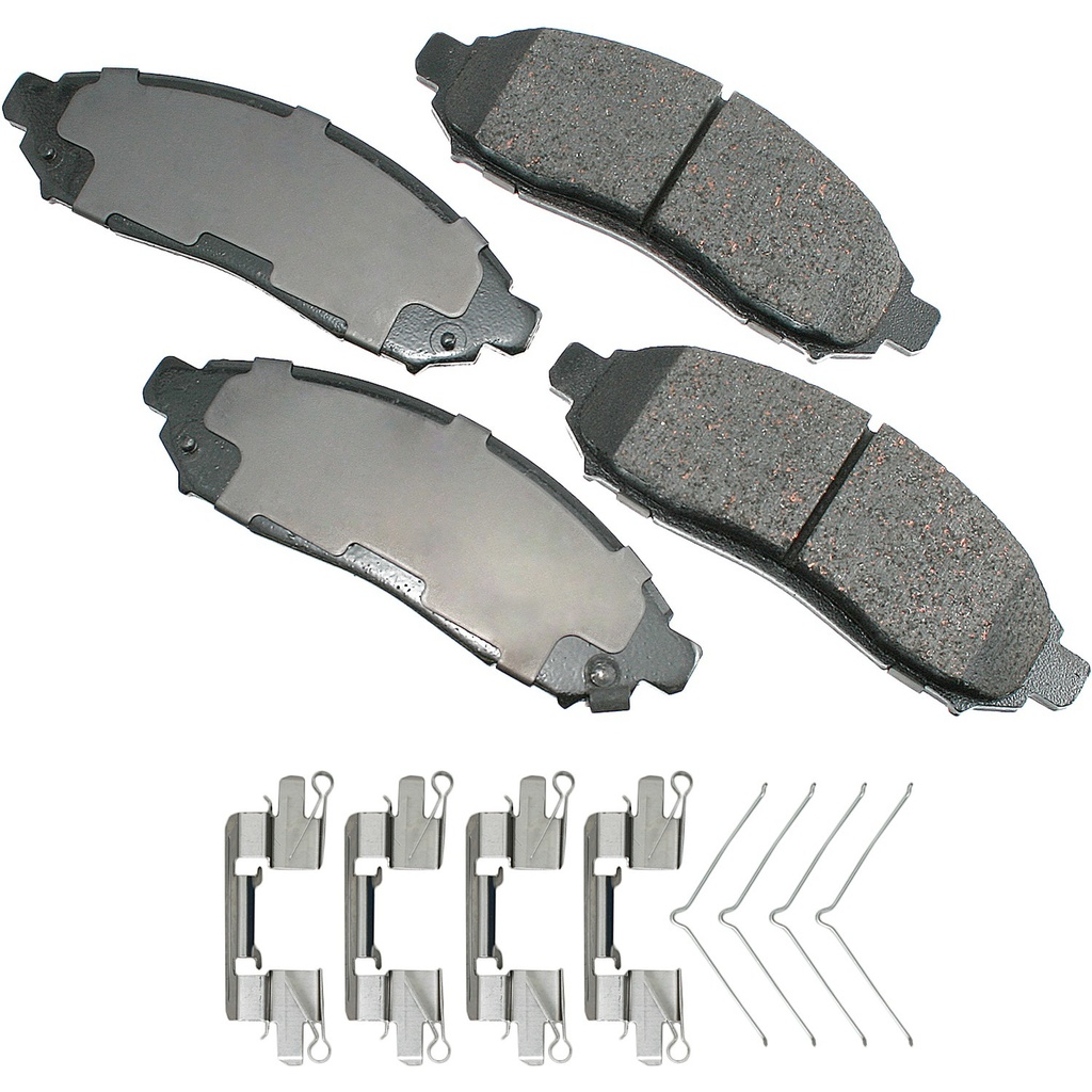 Akebono Brake Corporation - Proact Ultra-Premium Brake Pads - Front