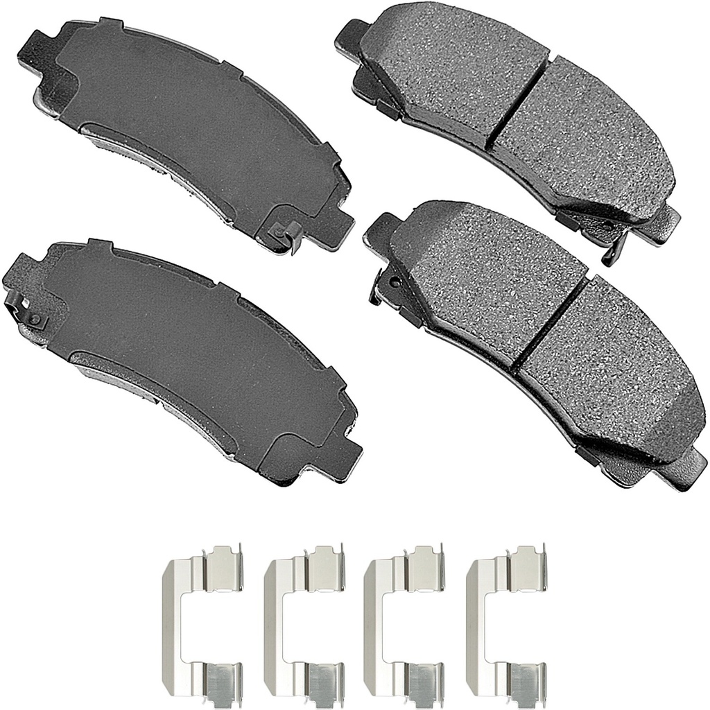 Akebono Brake Corporation - Proact Ultra-Premium Brake Pads - Front