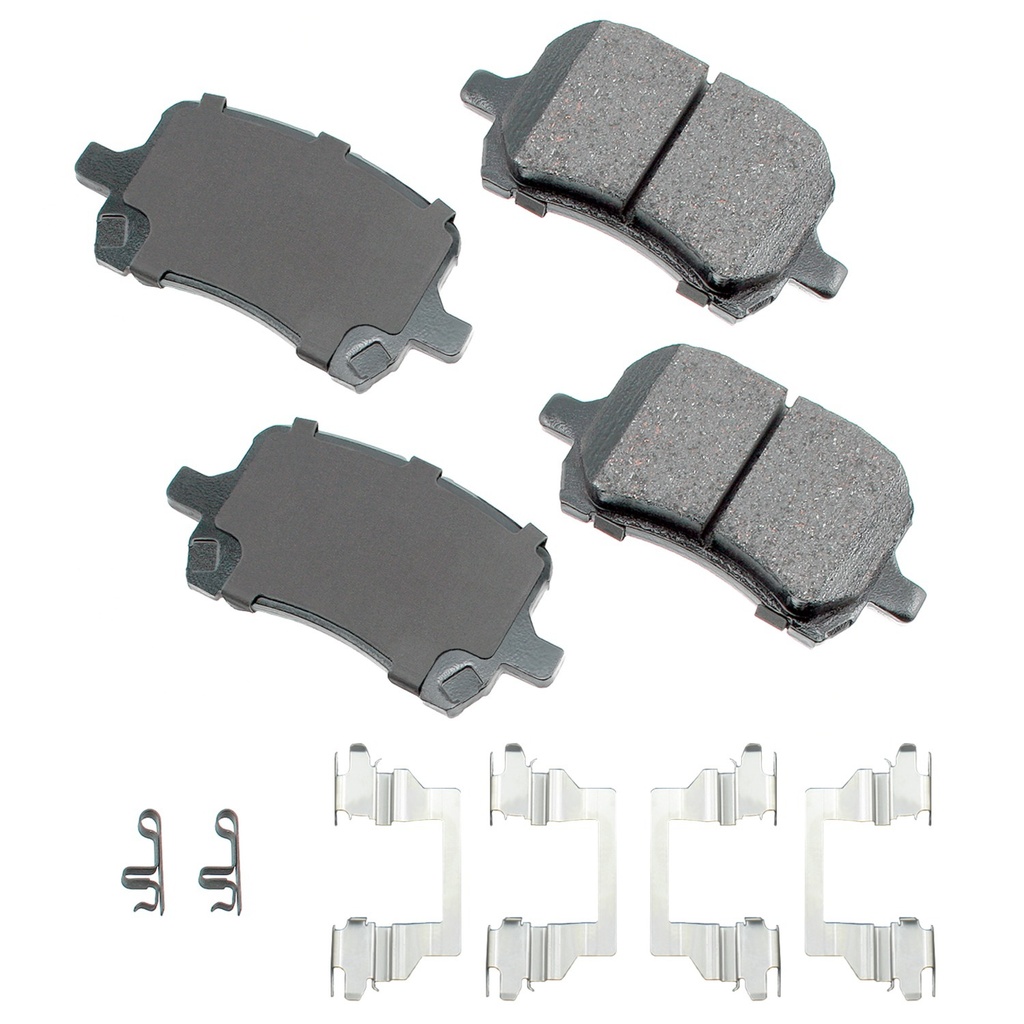 Akebono Brake Corporation - Proact Ultra-Premium Brake Pads - Front
