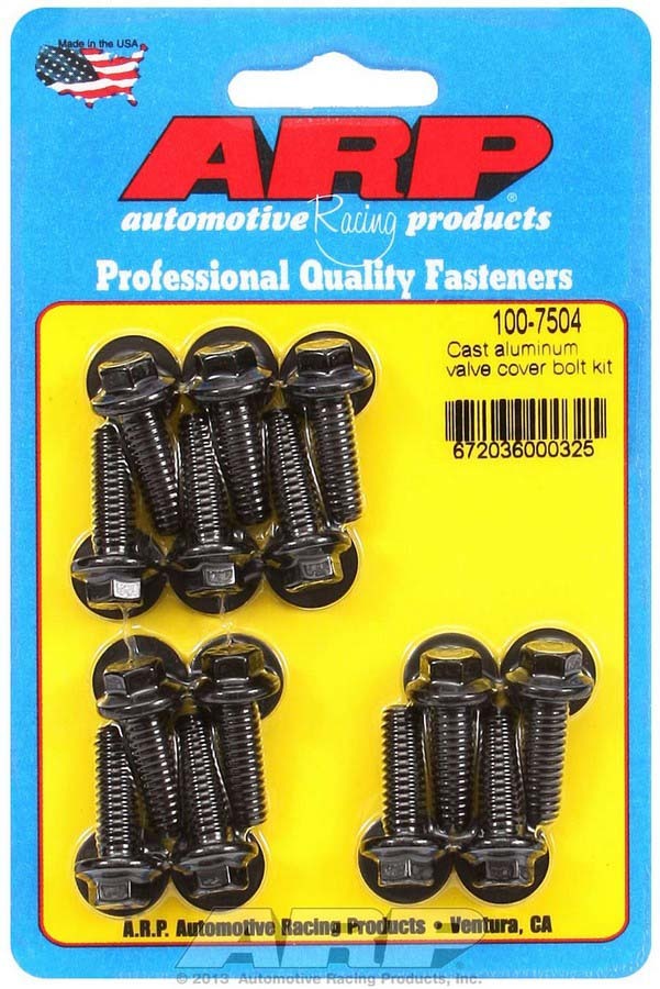 [ARP100-7504] ARP - Valve Cover Bolt Kit - 1/4-20 6pt. (14)