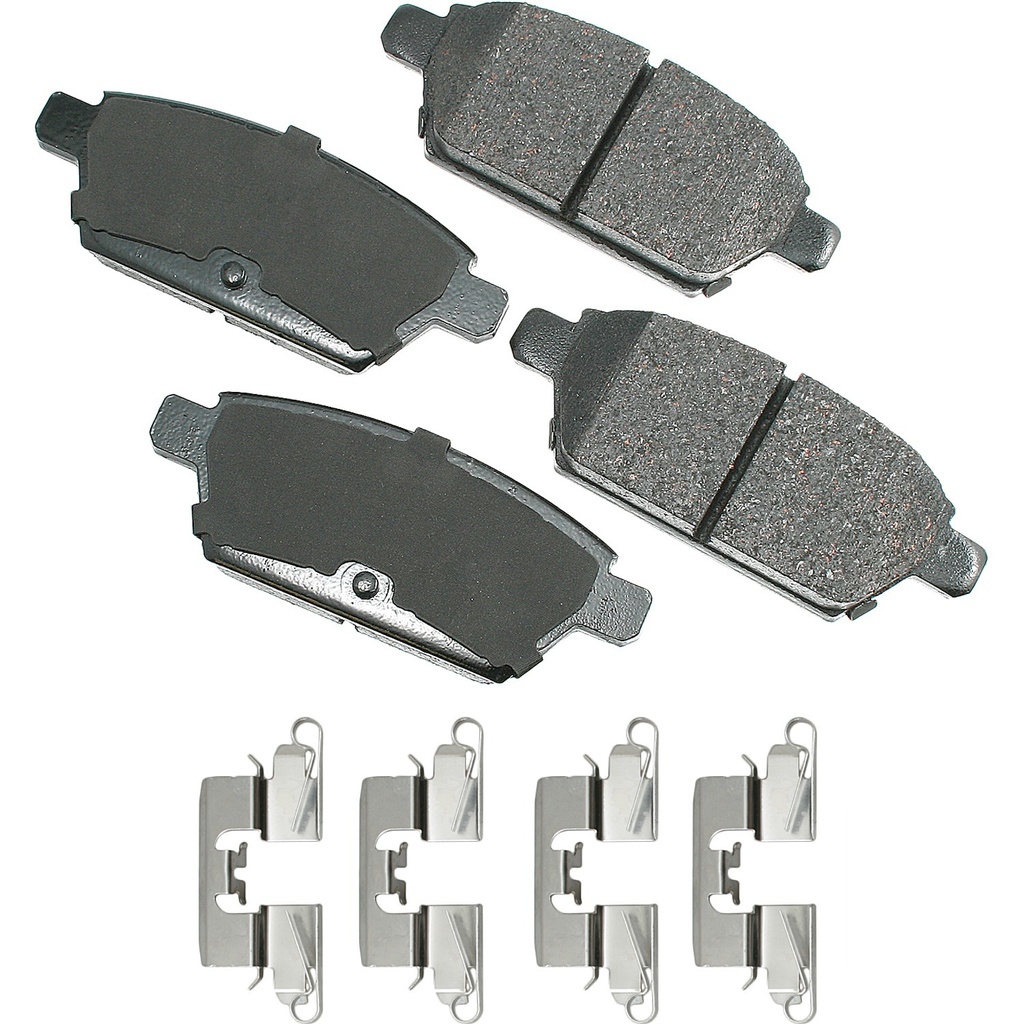 Akebono Brake Corporation - Proact Ultra-Premium Brake Pads - Rear