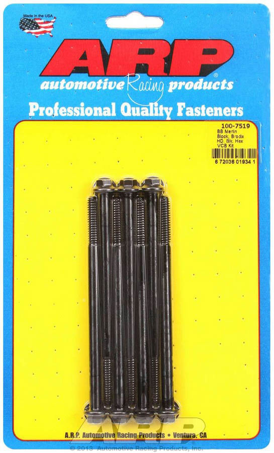 [ARP100-7519] Arp - BBC Valve Cover Bolt Kit - 1/4-20 6pt. (7)