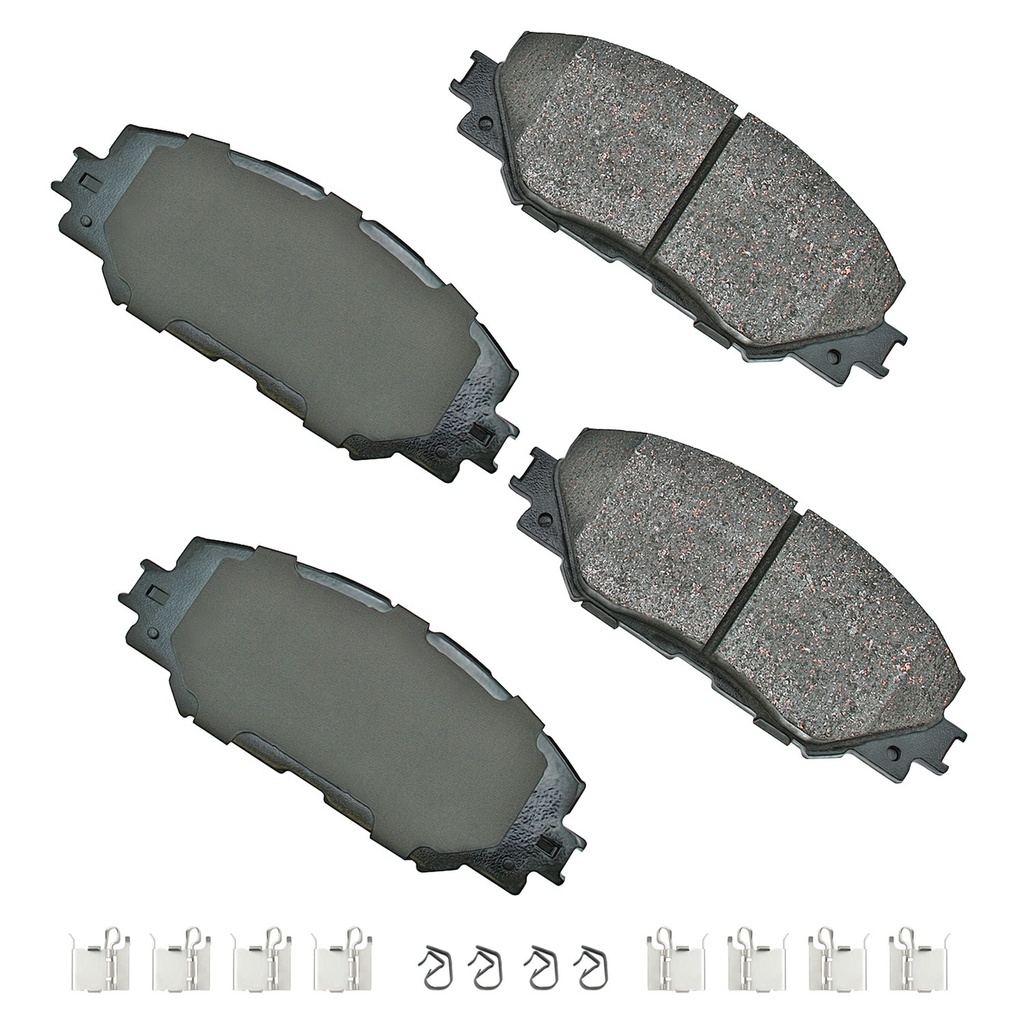 Akebono Brake Corporation - Proact Ultra-Premium Brake Pads - Front