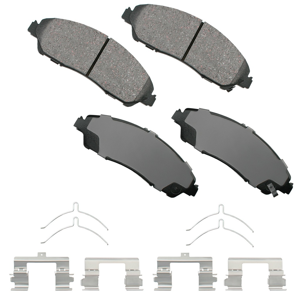 Akebono Brake Corporation - Proact Ultra-Premium Brake Pads - Front