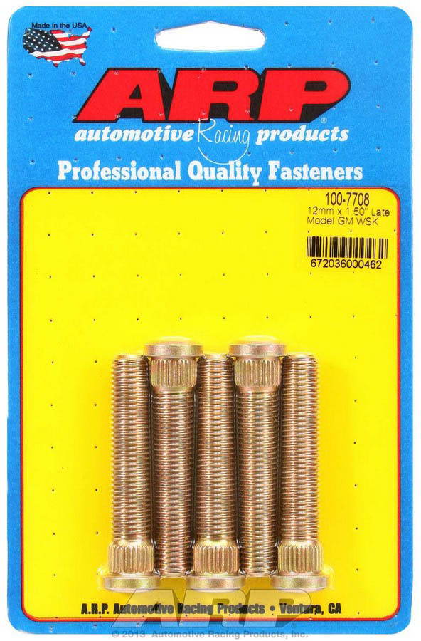 [ARP100-7708] Arp - Wheel Stud Kit - M12x1.5 2.500/.509 Knurl
