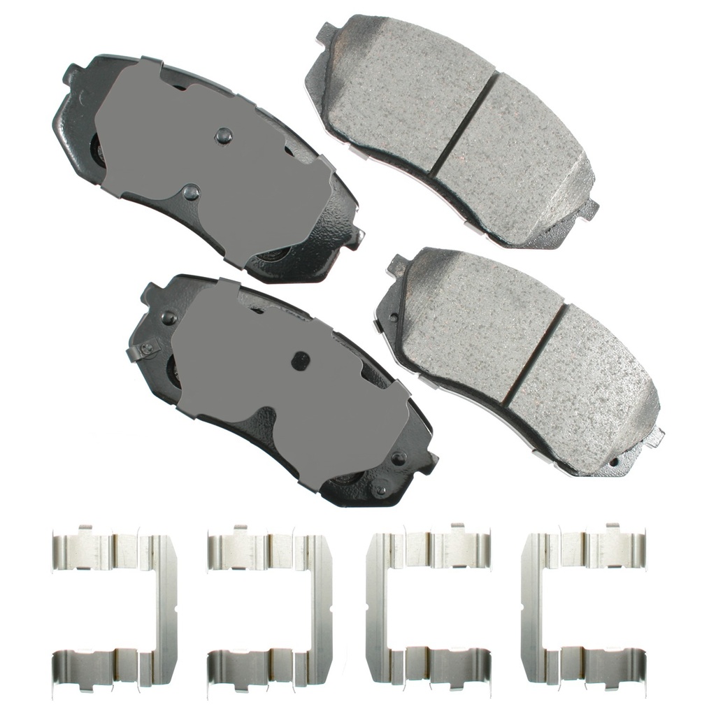 Akebono Brake Corporation - Brake Pad Front Hyundai Sonata Tuco 10-15 Kia