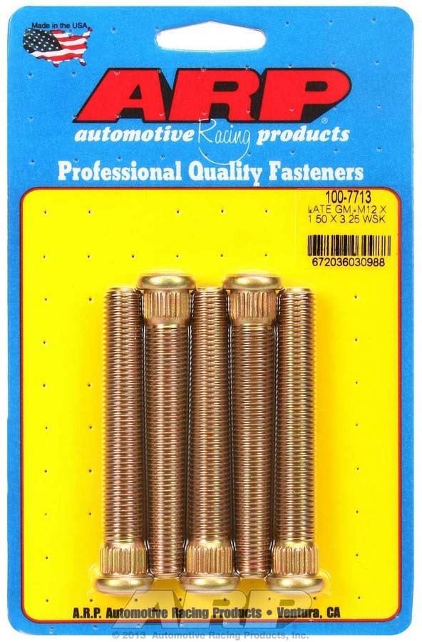 [ARP100-7713] ARP - Wheel Stud Kit - M12x1.5 3.250/.509 Knurl