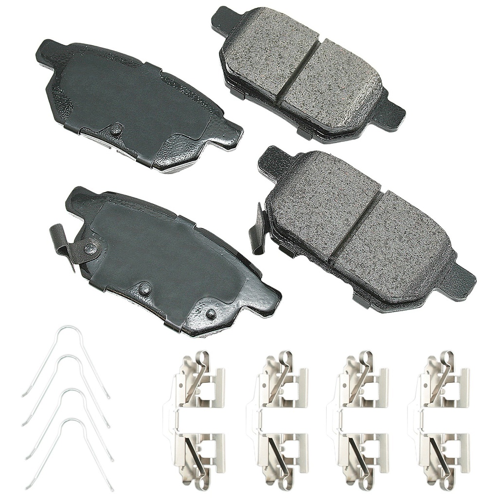 Akebono Brake Corporation - Brake Pad Rear Pontiac Vibe 09-10 Toyota