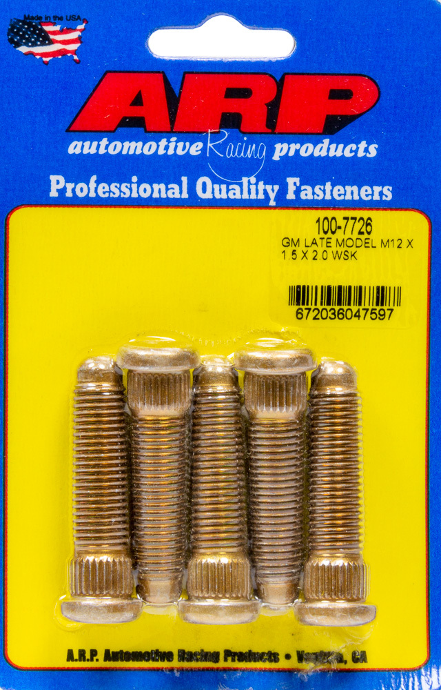 [ARP100-7726] Arp - Wheel Stud Kit 12mm X 1.5 X 2.0 (5pk)