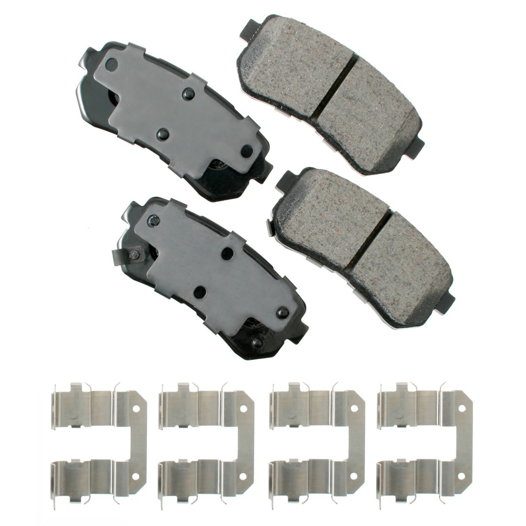 Akebono Brake Corporation - ProACT Ultra-Premium Brake Pads - Rear