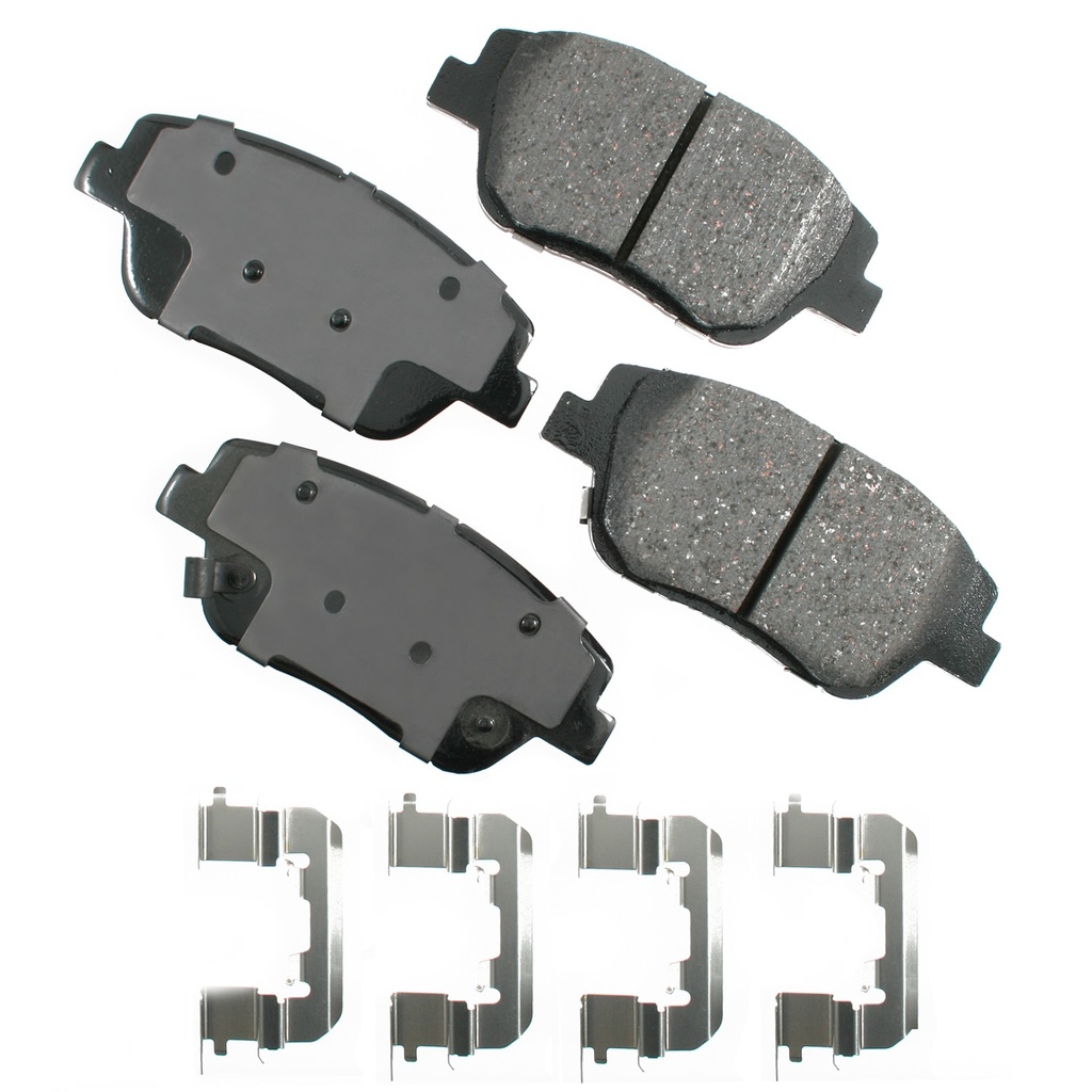 Akebono Brake Corporation - Proact Ultra-Premium Brake Pads - Front