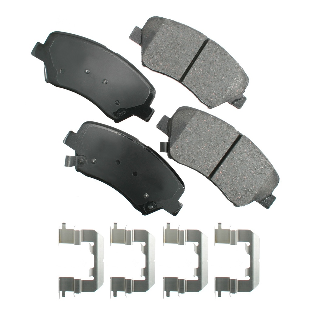 Akebono Brake Corporation - Brake Pad Front Hyundai Azera 12-16 Santa Fe