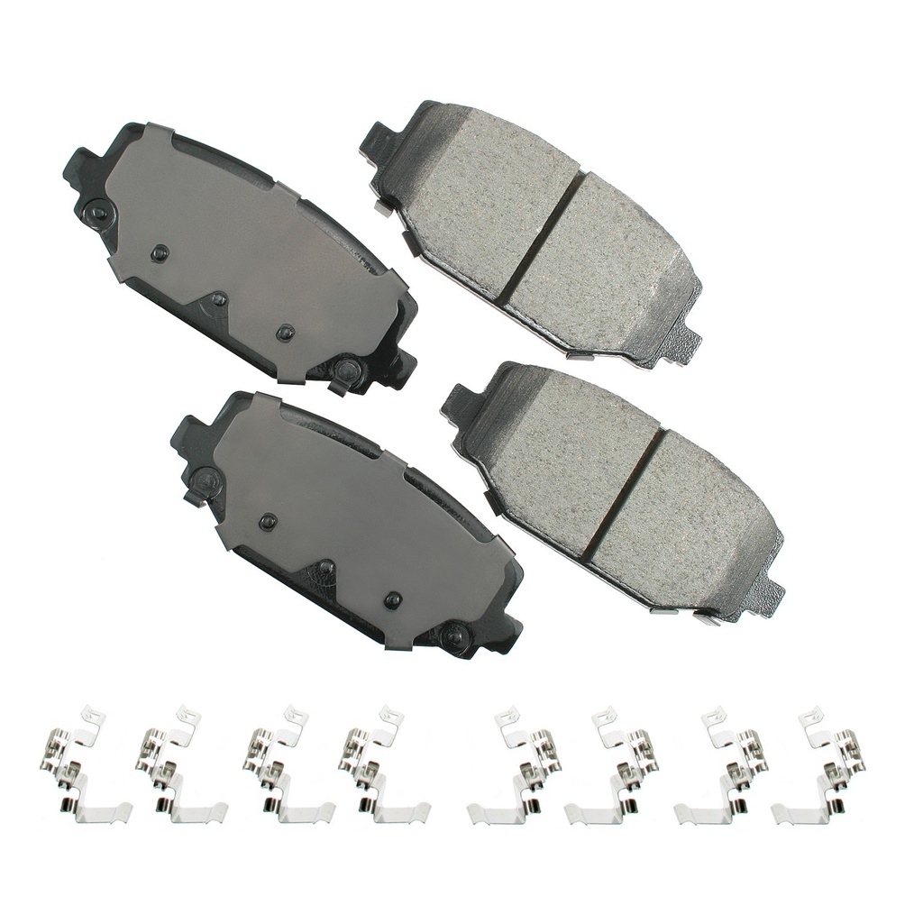 Akebono Brake Corporation - Proact Ultra-Premium Brake Pads - Rear