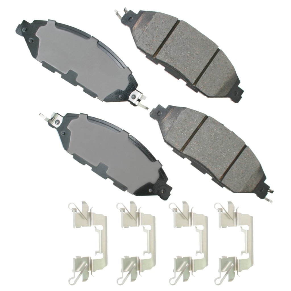 Akebono Brake Corporation - Proact Ultra-Premium Brake Pads - Front
