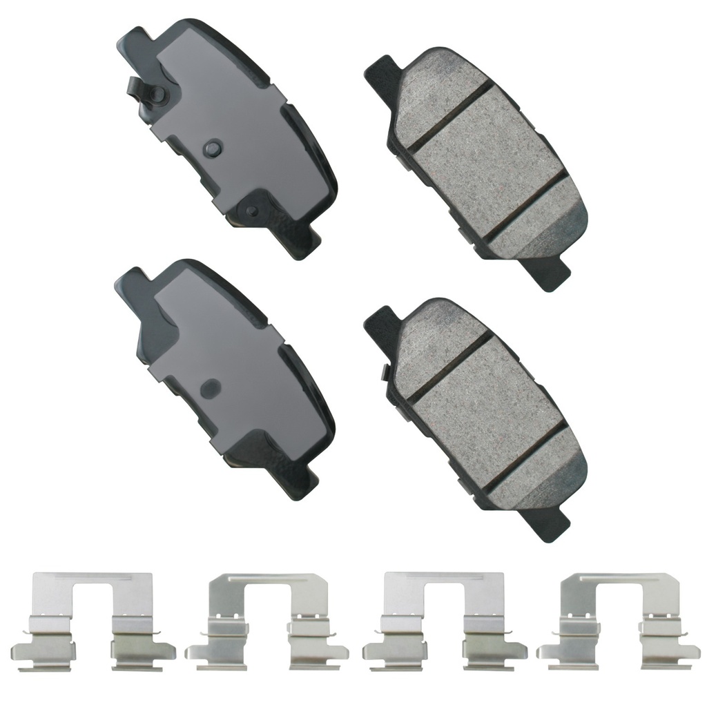 Akebono Brake Corporation - Brake Pad Rear Mazda 6 14-15 Mitsubishi Outland