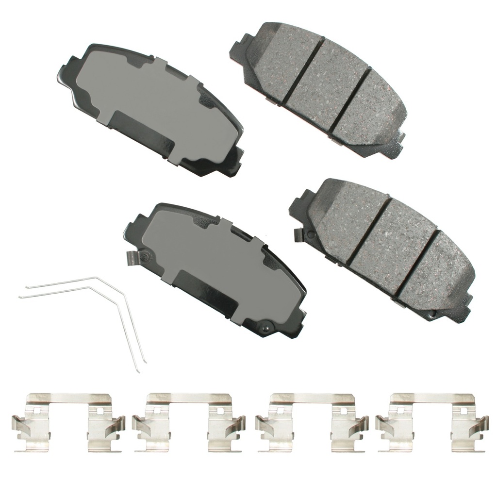Akebono Brake Corporation - ProACT Ultra-Premium Brake Pads - Front