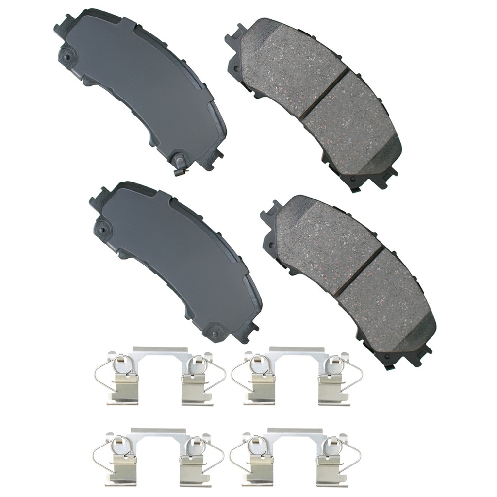 Akebono Brake Corporation - Brake Pad Front Infiniti Q50 14-19 Q60 17-19