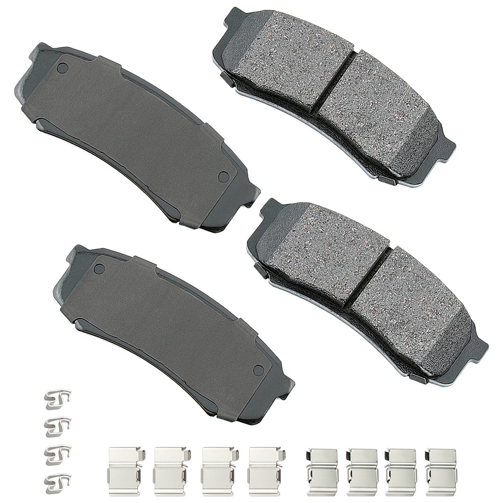 Akebono Brake Corporation - Brake Pad Rear Lexus 10-19 GX470 03-09